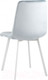 Миниатюра изображения товара Стул Stool Group Chilly / OS-2011 HLR-17 wl (велюр серо-голубой/ножки белые)