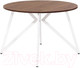 Миниатюра изображения товара Обеденный стол Millwood Женева Л18 D120 (дуб табачный Craft/металл белый)