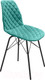 Миниатюра изображения товара Стул Sheffilton SHT-ST29-C12/S64 (голубая лагуна/черный муар)