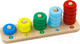 Миниатюра изображения товара Сортер Alatoys Пирамидка Счеты / ПСЧ2002