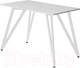 Миниатюра изображения товара Обеденный стол Millwood Женева 2 Л18 130x80 (дуб белый Craft/металл белый)