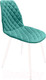 Миниатюра изображения товара Стул Sheffilton SHT-ST29-С12/S95-1 (голубая лагуна/белый муар)