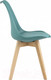 Миниатюра изображения товара Стул Stool Group Frankfurt / Y863 (серо-зеленый/деревянные ножки)