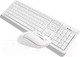 Миниатюра изображения товара Комплект клавиатура и мышь A4Tech Fstyler FG1012 (белый)