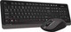 Миниатюра изображения товара Комплект клавиатура и мышь A4Tech Fstyler FG1012 (черный)