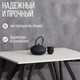 Миниатюра изображения товара Обеденный стол Millwood Женева 2 Л18 160x80 (дуб белый Craft/металл черный)