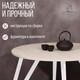 Миниатюра изображения товара Обеденный стол Millwood Женева 2 Л18 D100 (дуб белый Craft/металл белый)