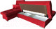 Миниатюра изображения товара Диван угловой Асмана Марсель без подлокотников правый (банни 02)