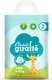 Миниатюра изображения товара Подгузники детские Lovular Giraffe Classic S 4-8кг / 429692 (66шт)