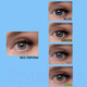 Миниатюра изображения товара Контактная линза WDL Color Monthly BC 8.6 blue -1.50