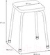 Миниатюра изображения товара Табурет ЗМИ Пенек крепкий 224 / Т 269 (пыльная роза)