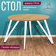 Миниатюра изображения товара Обеденный стол Millwood Женева 2 Л18 D110 (дуб золотой Craft/металл белый)