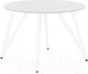 Миниатюра изображения товара Обеденный стол Millwood Женева 2 Л18 D120 (белый/металл белый)