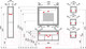 Миниатюра изображения товара Тумба с умывальником Акватон Уэльс 100 (1A2676K1WA6A0)