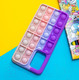Миниатюра изображения товара Чехол-накладка Case Pop It для Galaxy A52 (розовый/фиолетовый)