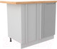 Миниатюра изображения товара Шкаф под мойку ДСВ Тренто СУ 1000 правый (серый/серый)