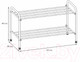 Миниатюра изображения товара Полка для обуви ЗМИ Альфа 22 / ПДОА22 (черный)