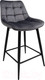 Миниатюра изображения товара Стул барный AksHome Linx (темно-серый велюр G062-40/черный)