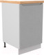 Миниатюра изображения товара Шкаф-стол кухонный ДСВ Тренто С 500 левый (серый/серый)