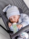 Миниатюра изображения товара Детский шезлонг Amarobaby Swinging Baby Time / AB21-25BT/11 (серый)