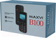 Миниатюра изображения товара Мобильный телефон Maxvi B100 (синий+ЗУ)