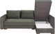 Миниатюра изображения товара Диван угловой KRONES Гефест (велюр хаки)