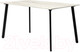 Миниатюра изображения товара Обеденный стол Millwood Шанхай Л18 130x80 (дуб белый Craft/металл черный)