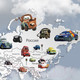 Миниатюра изображения товара Фотообои листовые Citydecor Superhero Молния МакКвин 4 (200x140)