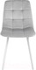 Миниатюра изображения товара Стул Stool Group Chilly / OS-2011 HLR-14 wl (велюр серебристый/ножки белые)