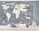 Миниатюра изображения товара Фотообои листовые Citydecor Карта мира на русском 9 (300x260)