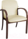 Миниатюра изображения товара Стул офисный Белс Jack Arm V / 450662-35/V18 (кожзам бежевый/темный орех)