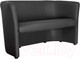 Миниатюра изображения товара Диван Белс Софт 2 V / 444050-01/V4 (кожзам, черный)
