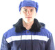 Миниатюра изображения товара Кепка рабочая ArtMas Мастер утепленная (р.61, темно-синий)