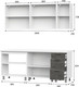 Миниатюра изображения товара Кухонный гарнитур SV-мебель Модус 2.0м ЛДСП без столешниц (белый/цемент светлый/камень темный)