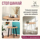 Миниатюра изображения товара Обеденный стол Millwood Шанхай Л18 d90 (дуб золотой Craft/металл черный)