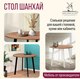 Миниатюра изображения товара Обеденный стол Millwood Шанхай Л18 d100 (дуб табачный Craft/металл черный)