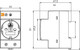Миниатюра изображения товара Розетка на DIN-рейку КС РДЕ-47 (с заземлением)