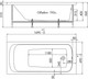 Миниатюра изображения товара Ванна акриловая Triton Гамма 170x70