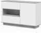 Миниатюра изображения товара Тумба Интерлиния Quartz QZ-Т1Д2Ш (белый платинум/бетон)