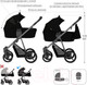 Миниатюра изображения товара Детская универсальная коляска Bebetto Flavio 2 в 1 графитовая рама (10)