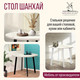 Миниатюра изображения товара Обеденный стол Millwood Шанхай Л18 d110 (дуб белый Craft/металл черный)