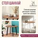 Миниатюра изображения товара Обеденный стол Millwood Шанхай Л18 d110 (дуб табачный Craft/металл черный)
