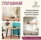 Миниатюра изображения товара Обеденный стол Millwood Шанхай Л18 d120 (дуб золотой Craft/металл черный)