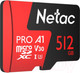 Миниатюра изображения товара Карта памяти Netac MicroSDXC P500 Extreme Pro 512GB (NT02P500PRO-512G-S)