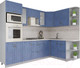Миниатюра изображения товара Кухонный гарнитур Интерлиния Мила Крафт 1.68x2.6 правая (дуб лазурный)