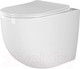 Миниатюра изображения товара Унитаз приставной Ceramica Nova Rimless HighLight CN1810 (с сиденьем и крепежом)