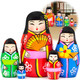Миниатюра изображения товара Матрешка сувенирная Брестская Фабрика Сувениров Япония 5305
