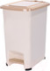 Миниатюра изображения товара Контейнер для мусора Эльфпласт Slim EP557 (10л, слоновая кость/бежевый)