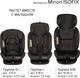 Миниатюра изображения товара Автокресло Bambola Minori Isofix / KRES3558 (темно-серый)