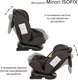 Миниатюра изображения товара Автокресло Bambola Minori Isofix / KRES3558 (темно-серый)